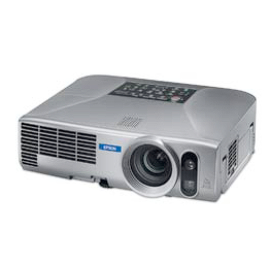 Epson 830p - PowerLite XGA LCD Projector Product Support Bulletin