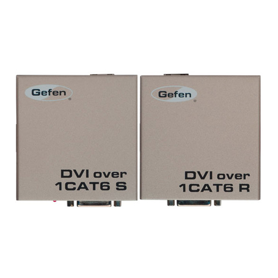 Gefen EXT-DVI-1CAT6 User Manual