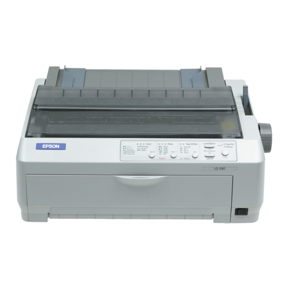 Epson LQ-590 Specifications