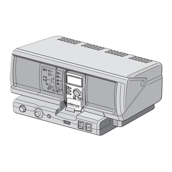 Buderus Logamatic 4211 Operating Instructions Manual