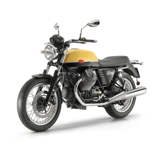 MOTO GUZZI V7 Special 2013 Manual