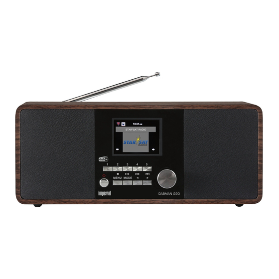 Imperial DABMAN i220 Operating Manual