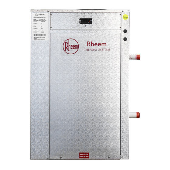 Rheem RTHP009 Installation Maintenance And Service Manual