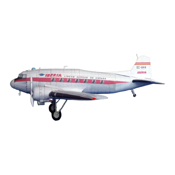 Bob's Card Models DC-3 Manual