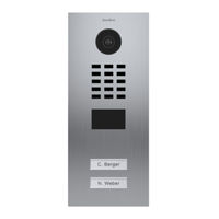 DoorBird D2106V Installation Manual