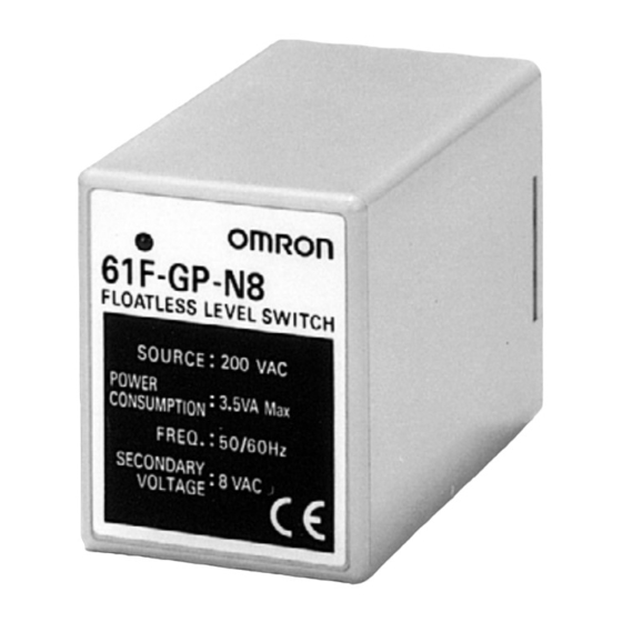 Omron 61F-GP-N8 Datasheet
