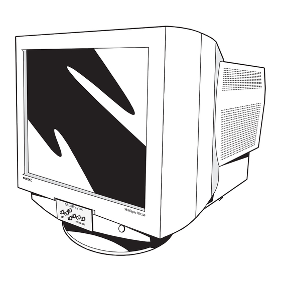 NEC MultiSync FE Series Manuals