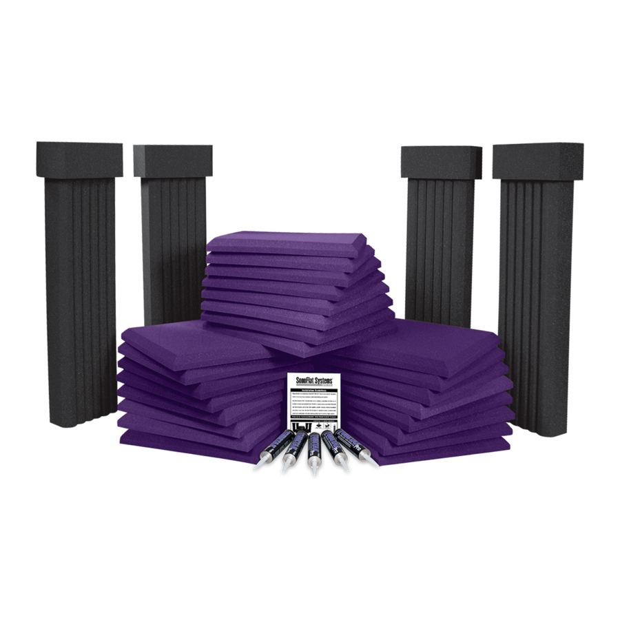 Auralex Acoustics SonoFlat System SFS-112 Installation Manuallines