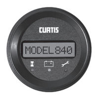 Curtis 840 Instructions Manual