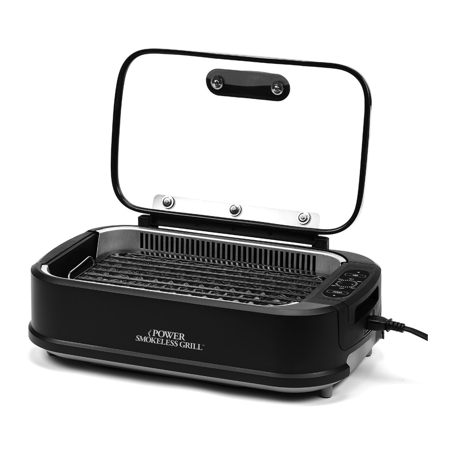 User manual PowerXL Smokeless Grill PG-1500FDR (English - 12 pages)