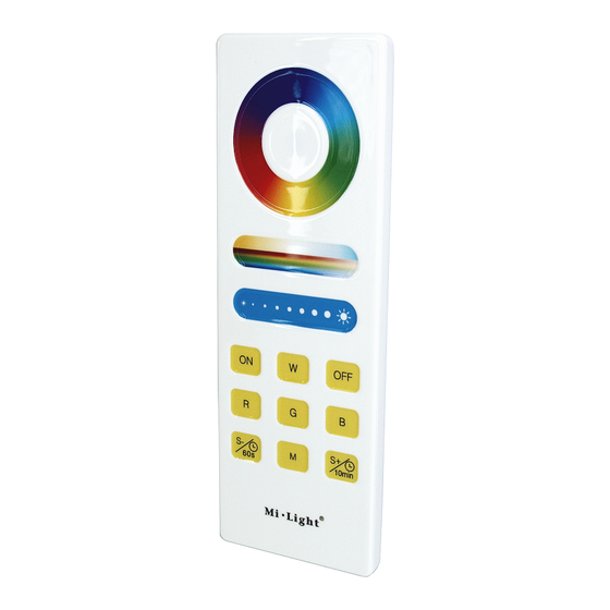 Mi-Light FUT088 Quick Start Manual