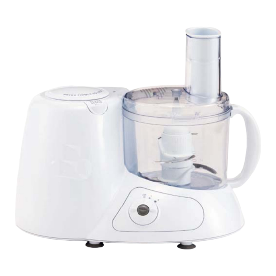 Bravetti QUAD BLADE FOOD PROCESSOR BP101H3 Owner's Manual