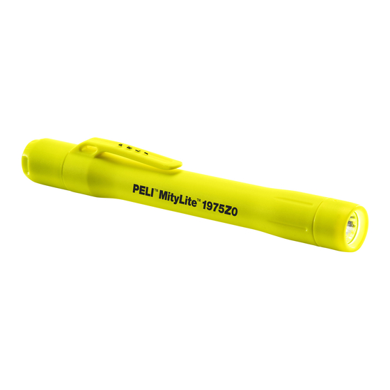 PELI MityLite 1975 LED Zone 1 Manual