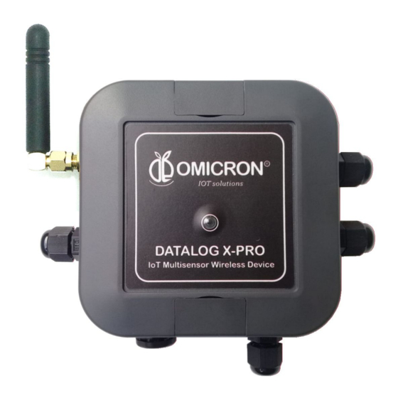 Omicron DATALOG X-PRO 1.0 User Manual