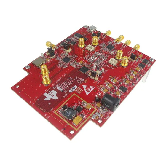 Texas Instruments TSW4200-DAC User Manual