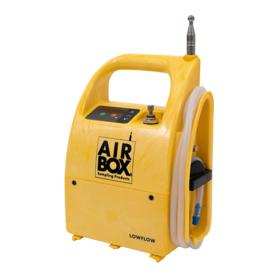 Airbox Sampling Products LOWFLOW User Manual