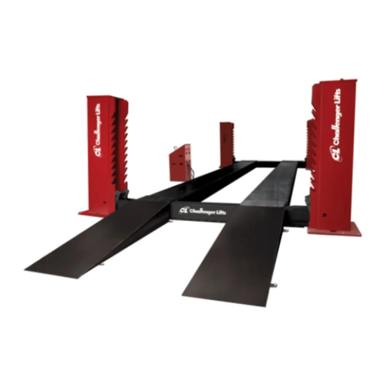 Challenger Lifts 44060 Installation, Operation & Maintenance Manual