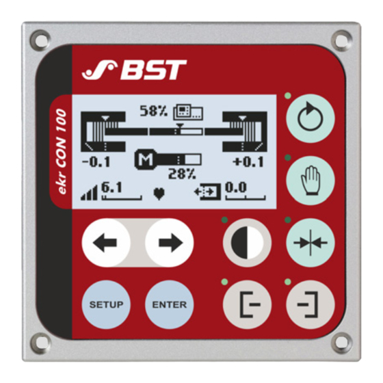 BST ekr CON 100 Manuals