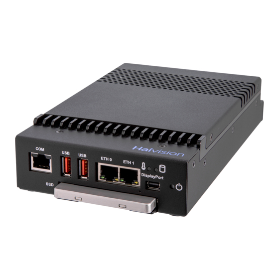 Haivision Kraken CR Quick Start Manual