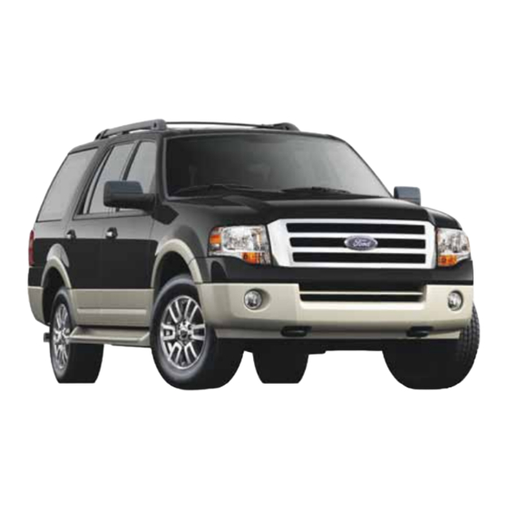 Ford EXPEDITION 2011 Quick Reference Manual