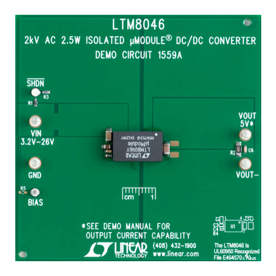 Linear Technology LTM8046 Demo Application Manual