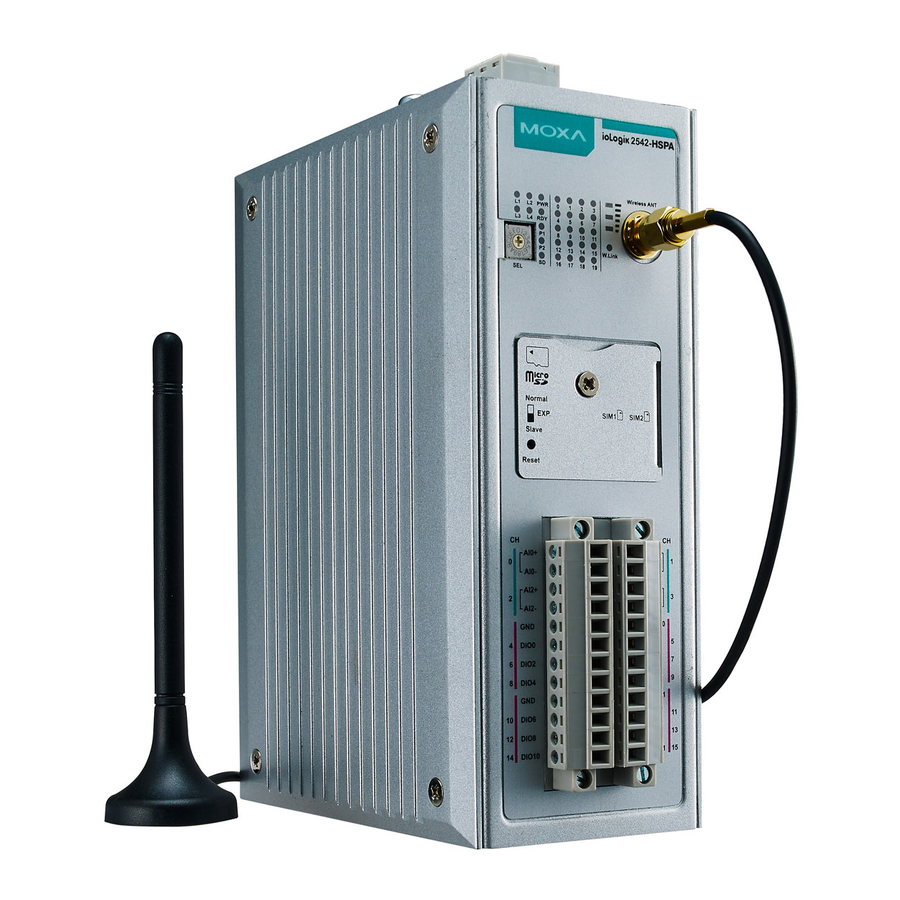 Moxa Technologies ioLogik 2542 User Manual