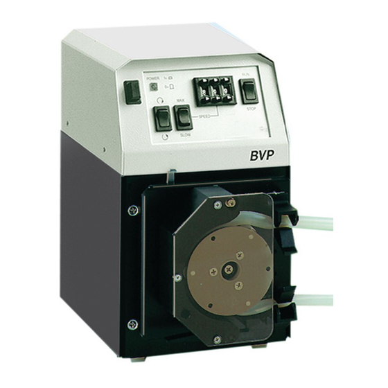 Ismatec BVP Standard Operating Manual