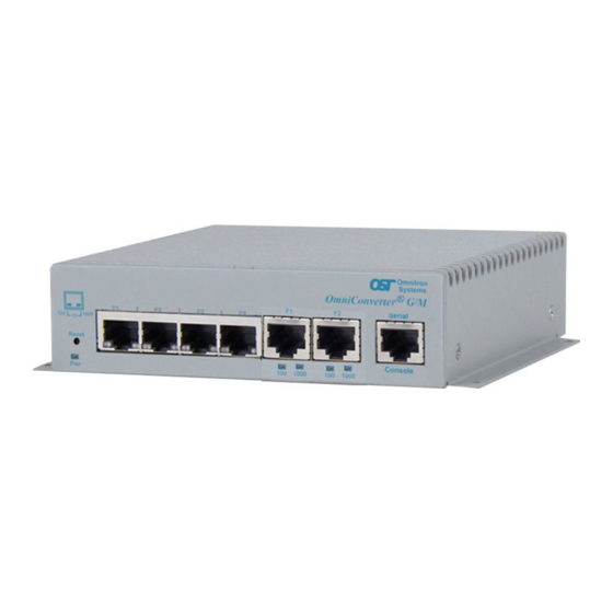 Omnitron Systems OmniConverter G/M Manuals