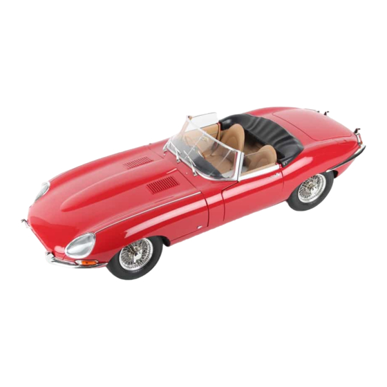 Agora Models Jaguar E-Type Pack 10 Build Instructions