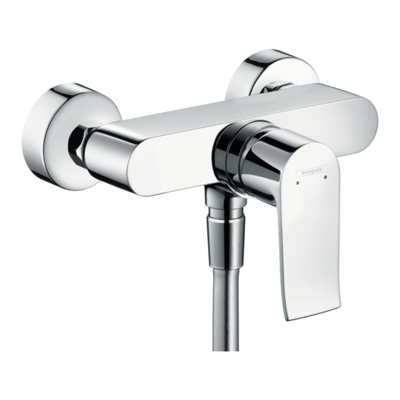 Hans Grohe Metris 31480 Series Instructions For Use/Assembly Instructions