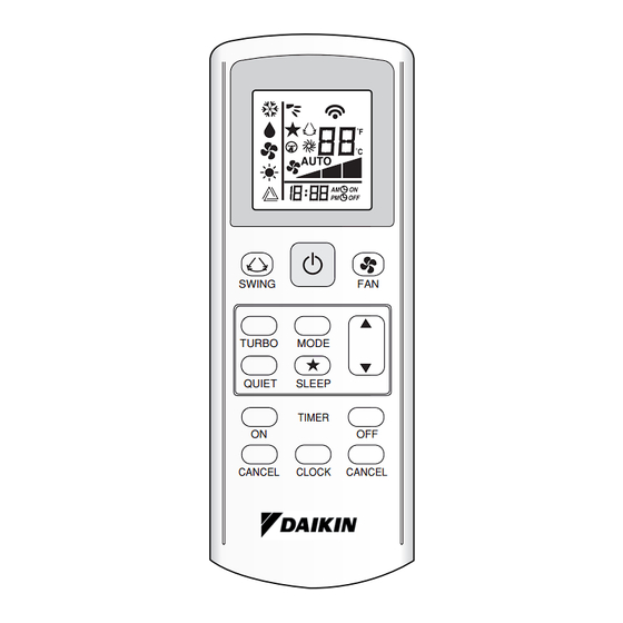 Daikin FTXB60C Operating Manual