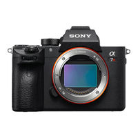Sony Alpha ILCE-7 Help Manual