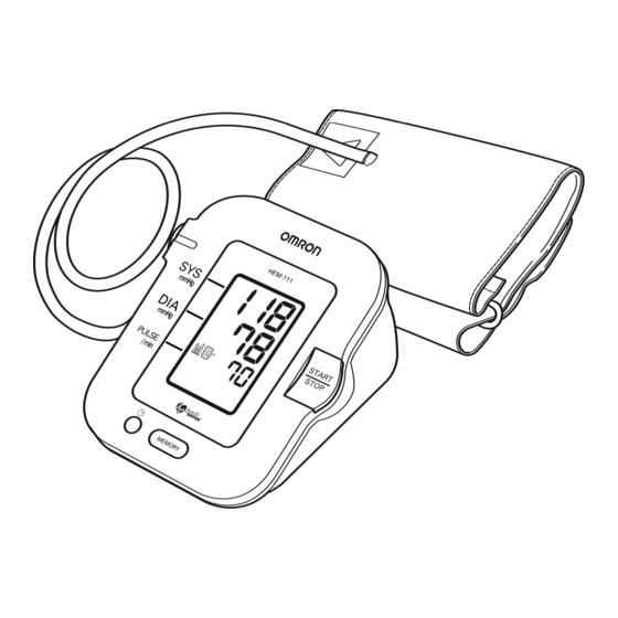 OMRON HEM-711AC INSTRUCTION MANUAL Pdf Download | ManualsLib