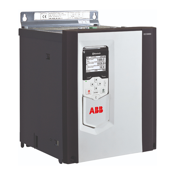 ABB DCS880 H1 Manuals