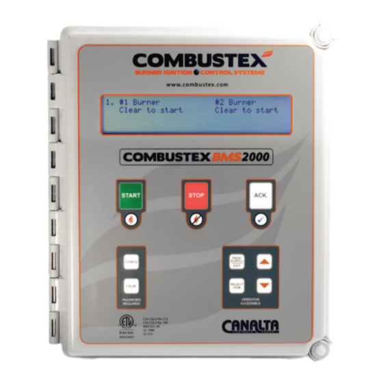 Canalta Combustex BMS-2000 Operation Manual