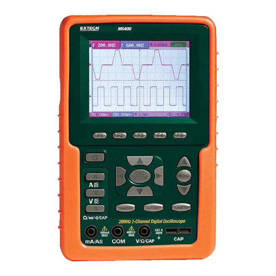 Extech Instruments MS400 Manuals