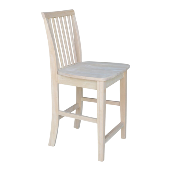 Whitewood Furniture 265-24 Assembly Instructions