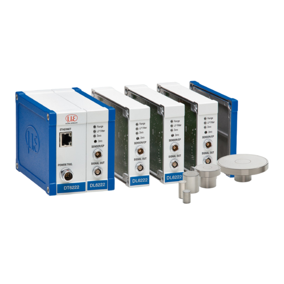 MICRO-EPSILON capaNCDT 6200 Quick Manual