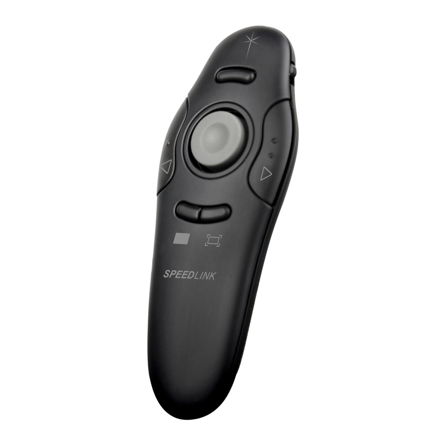Speedlink ACUTE PRO SL-6199-BK-01 Quick Install Guide