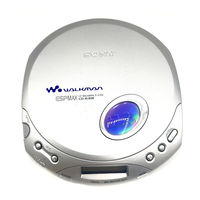 Sony Walkman D-E351 User Manual