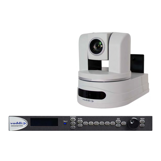 VADDIO WallVIEW Universal CCU HD-22 Installation And User Manual
