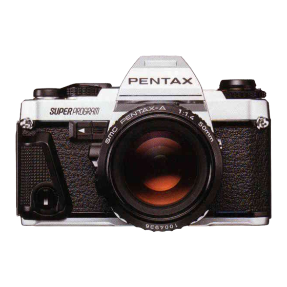 Pentax Camera Operating Instructions Manual
