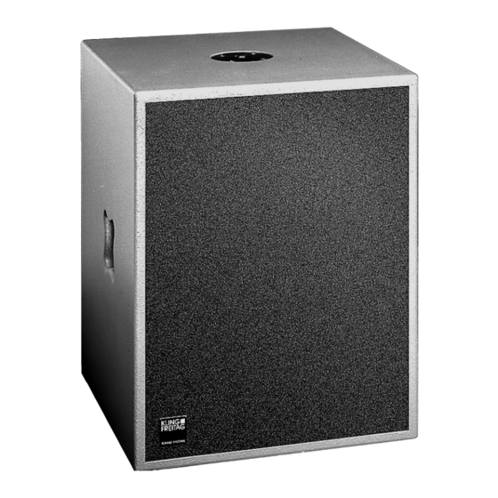 KLING & FREITAG SW 115D-XO User Manual