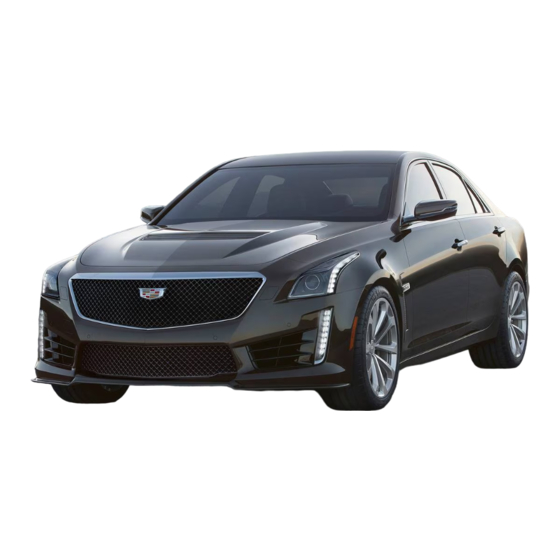 Cadillac CTS-V 2018 Owner's Manual