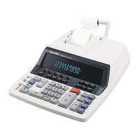 Sharp QS2770H - Commercial Use Printing Calculator Operation Manual