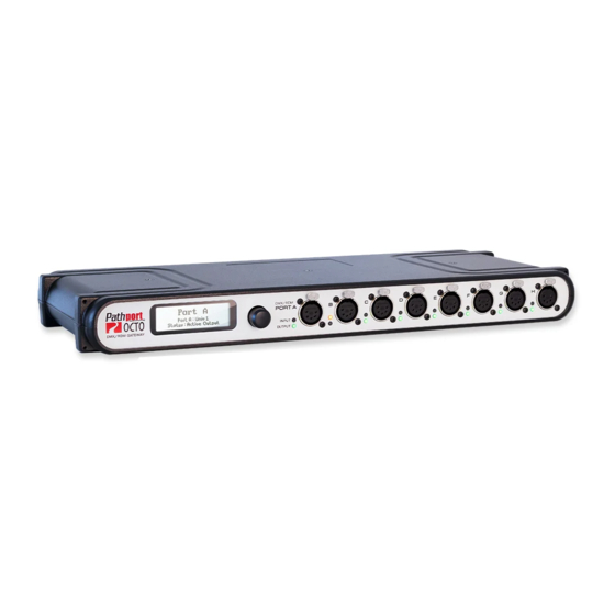 Pathway connectivity solutions Pathport OCTO 64 Series User Manual