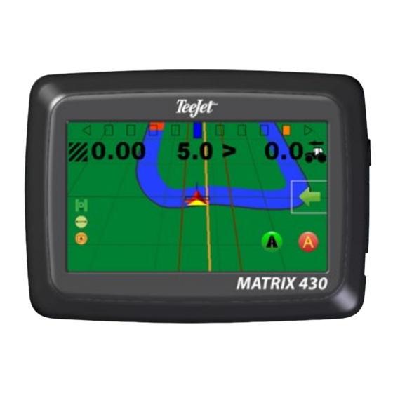 Spraying Systems Co TeeJet Technologies MATRIX 430 Manuals