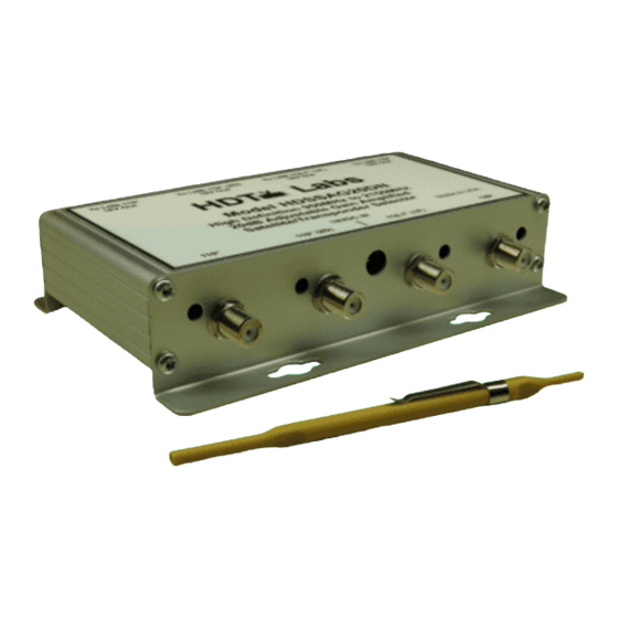 HDT HDSSAG20DN Instruction Manual