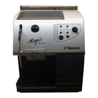 Saeco Magic Roma SUP 013 User's And Maintenance Booklet
