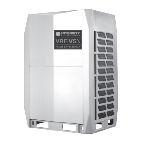 intensity VRF V5 Series Service Manual
